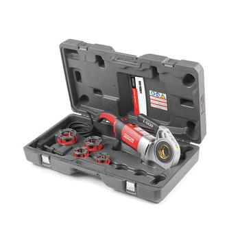 螺纹工具| Ridgid 600-I手持电源驱动器1/2 in. - 1-1/4 in. 模头、支撑臂和模壳